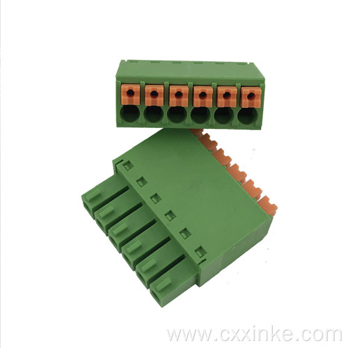 3.5MM spring press plug-in terminal block